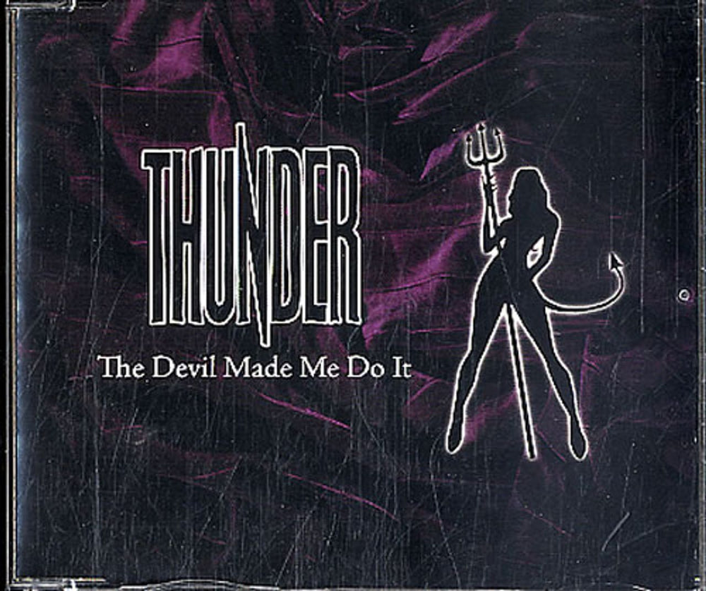 Thunder The Devil Made Me Do It UK CD single (CD5 / 5") STC2006-5