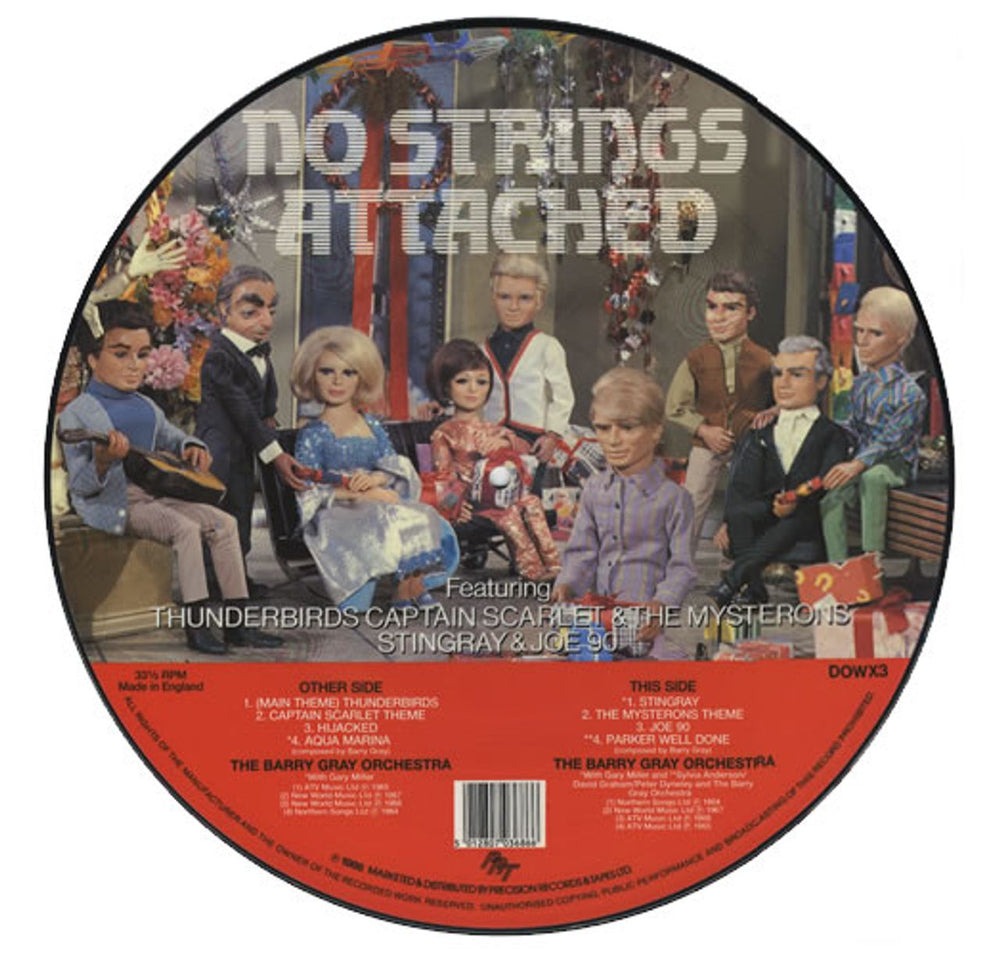 Thunderbirds Thunderbirds Are Go For Christmas UK picture disc LP (vinyl picture disc album) UDBPDTH233341