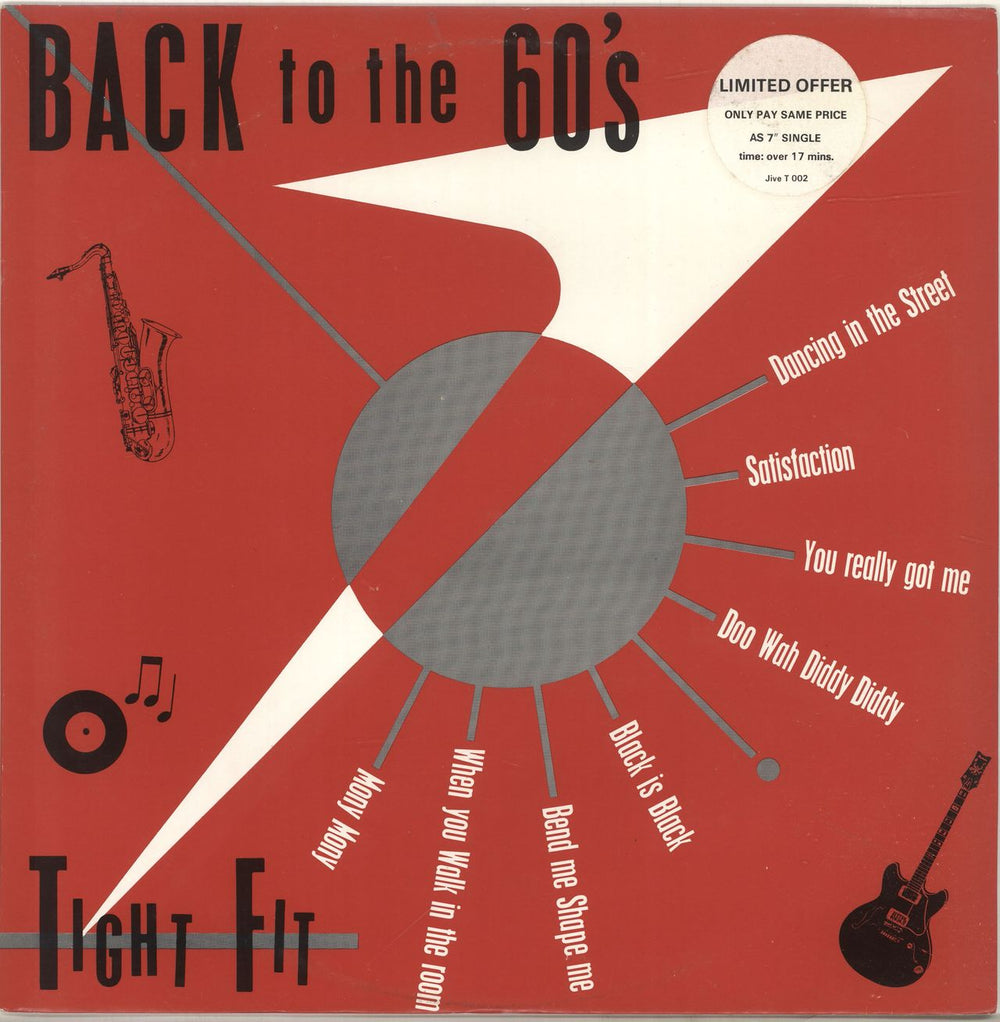 Tight Fit Back To The 60's - p/s UK 12" vinyl single (12 inch record / Maxi-single) JIVET002