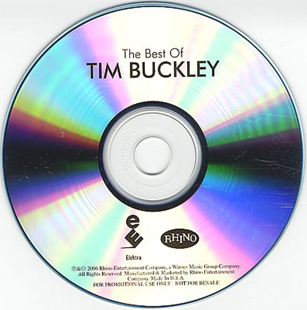 Tim Buckley The Best Of US Promo CD-R acetate CD-R ACETATE