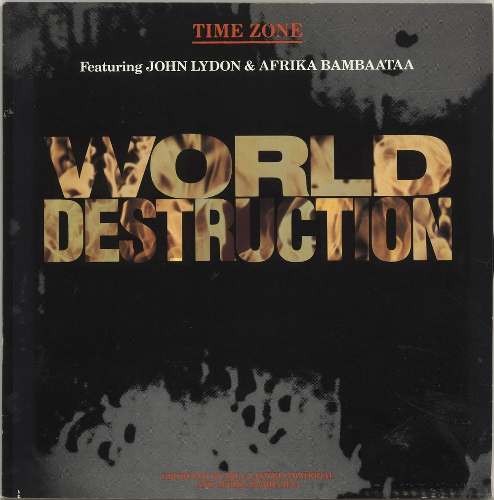 Timezone World Destruction UK 12" vinyl single (12 inch record / Maxi-single) VS743-12