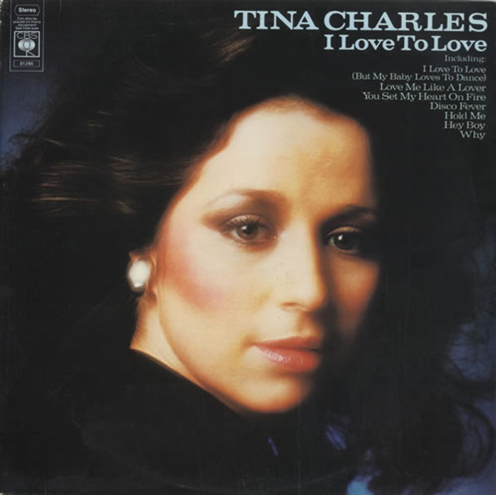 Tina Charles I Love To Love UK vinyl LP album (LP record) CBS81290