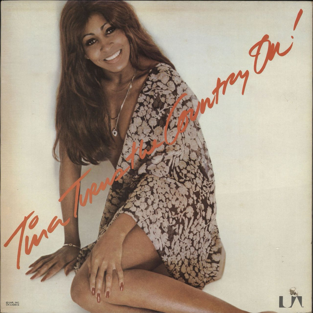 Tina Turner Tina Turns The Country On US vinyl LP album (LP record) UA-LA200-G