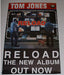 Tom Jones Reload UK Promo poster 28 X 20