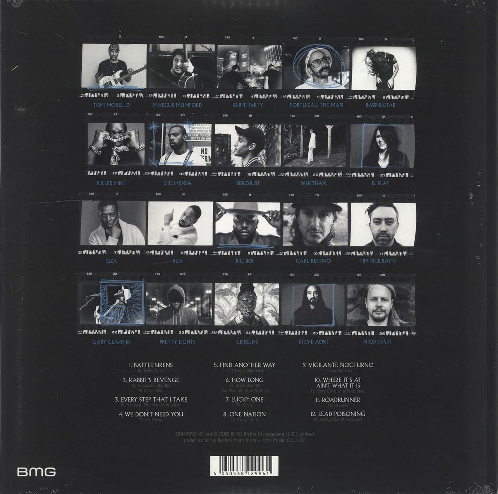 Tom Morello The Atlas Underground - Gold Vinyl UK vinyl LP album (LP record) 4050538429961