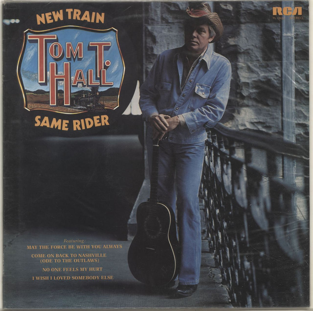 Tom T. Hall New Train - Same Rider UK vinyl LP album (LP record) PL12622