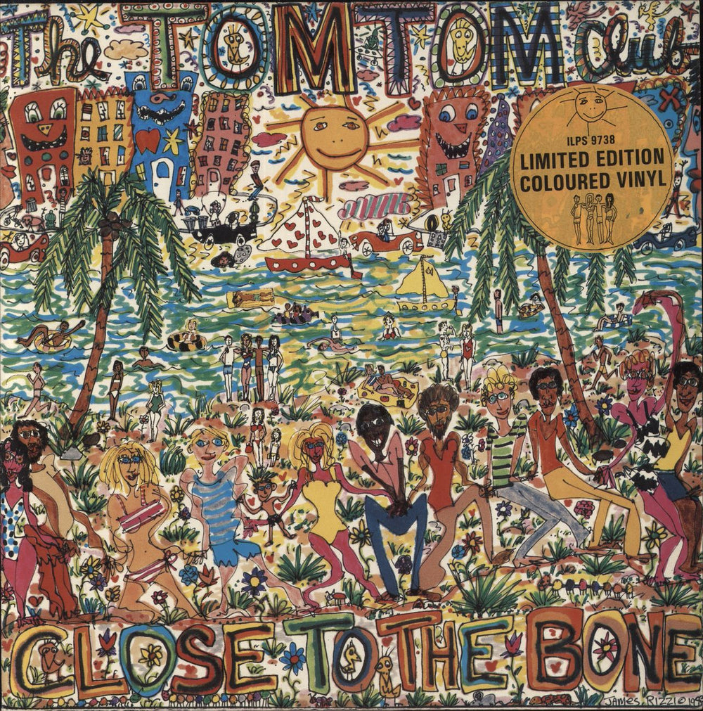 Tom Tom Club Close To The Bone - Green Vinyl UK vinyl LP album (LP record) ILPS9738