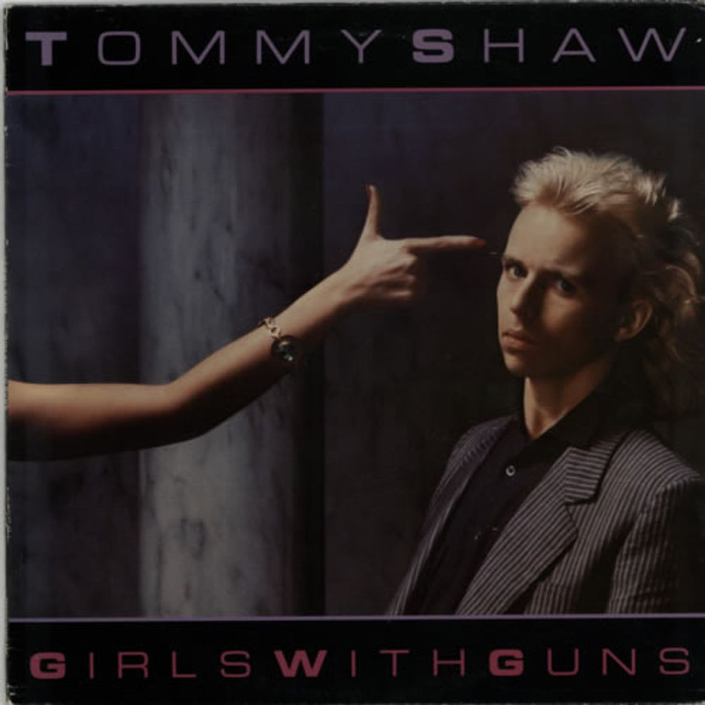 Tommy Shaw Girls With Guns UK vinyl LP album (LP record) AMA5020