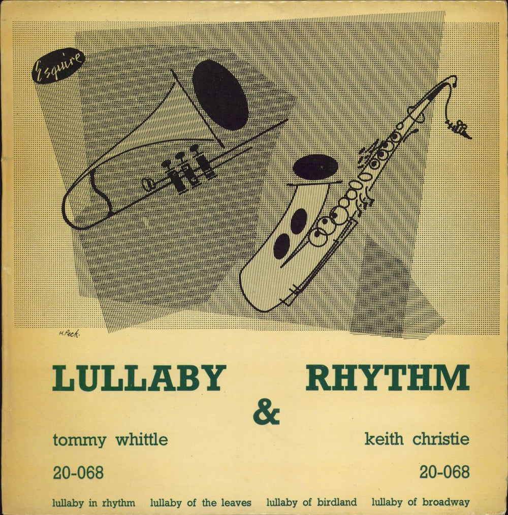 Tommy Whittle Lullaby And Rhythm UK 10" vinyl single (10 inch record) 20-068