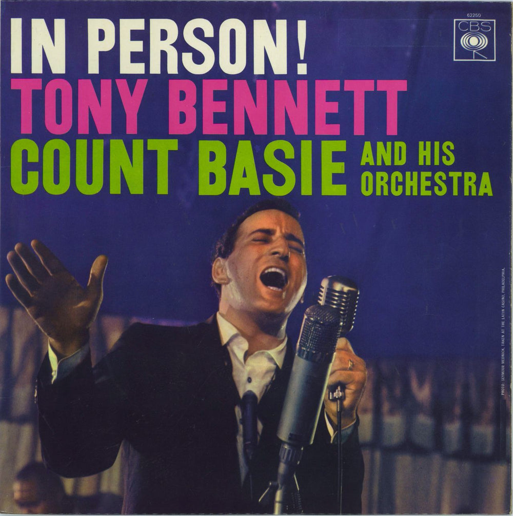 Tony Bennett & Count Basie In Person! UK vinyl LP album (LP record) BPG62250