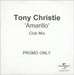 Tony Christie Amarillo - Club Mix UK Promo CD-R acetate CD-R ACETATE