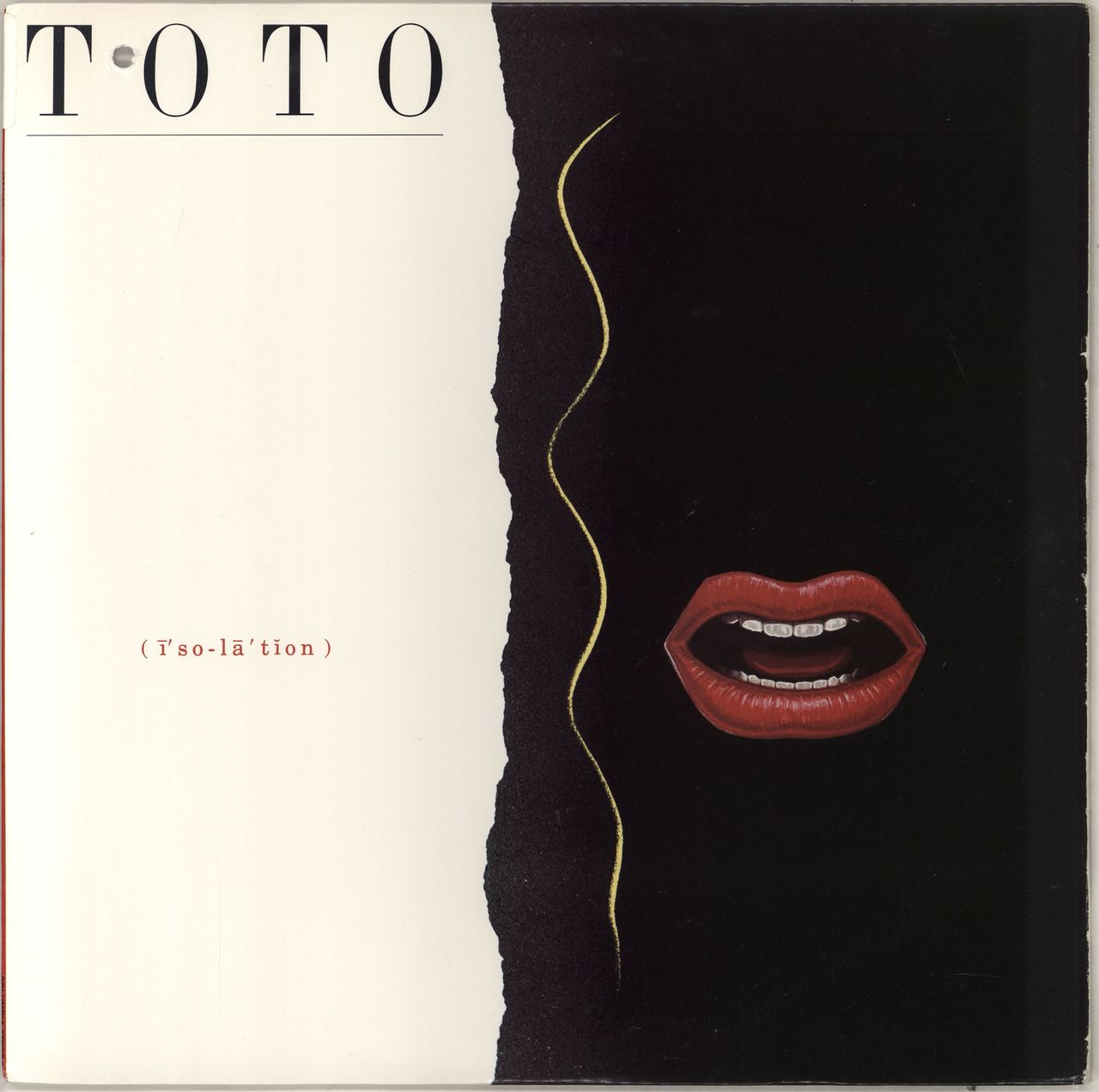 Toto Isolation US vinyl LP album (LP record) BL28962
