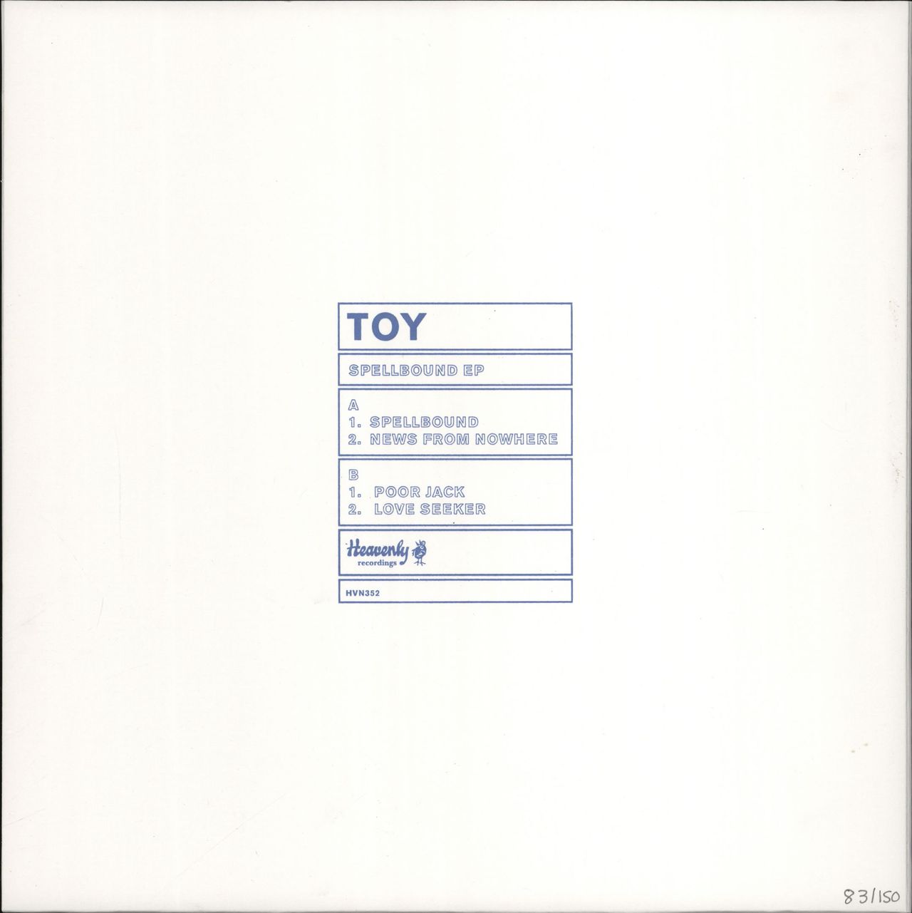 Toy Spellbound E.P - Numbered UK 12" vinyl single (12 inch record / Maxi-single)