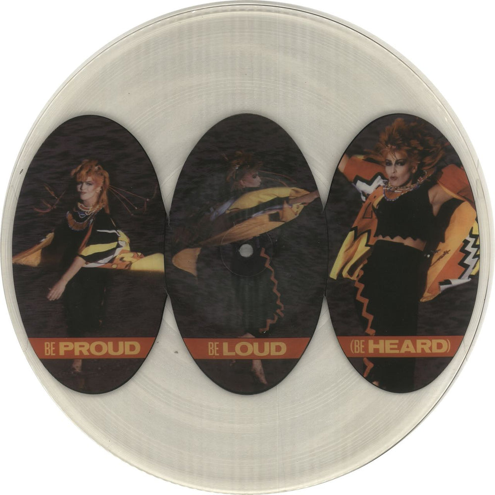 Toyah Be Proud Be Loud (Be Heard) UK 12" vinyl picture disc (12 inch picture record) SAFELX52