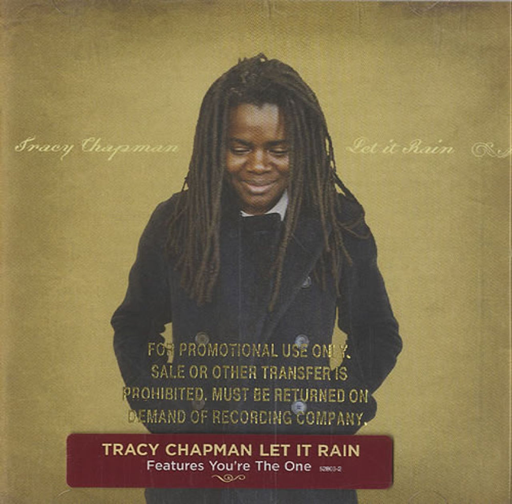 Tracy Chapman Let It Rain US CD album (CDLP) 63803-2