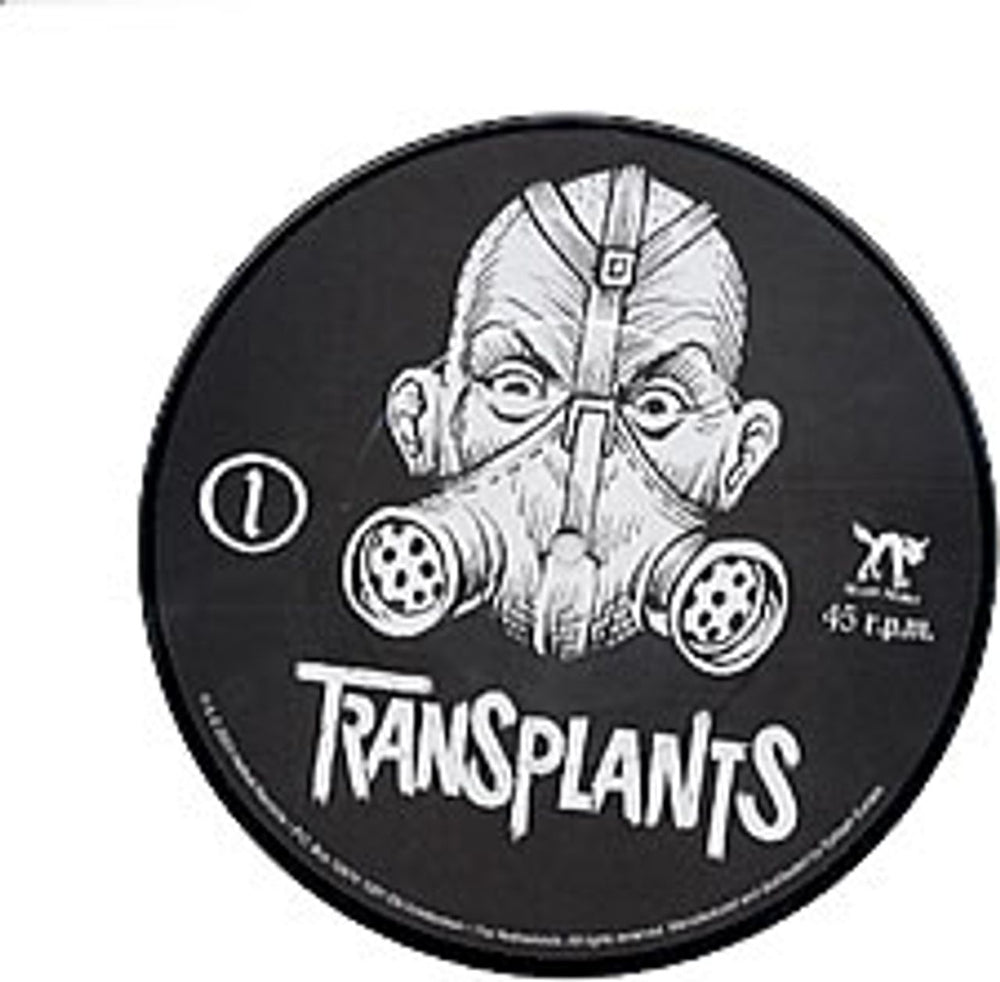 Transplants Diamonds And Guns Dutch 7" vinyl picture disc (7 inch picture disc single) 1107-7