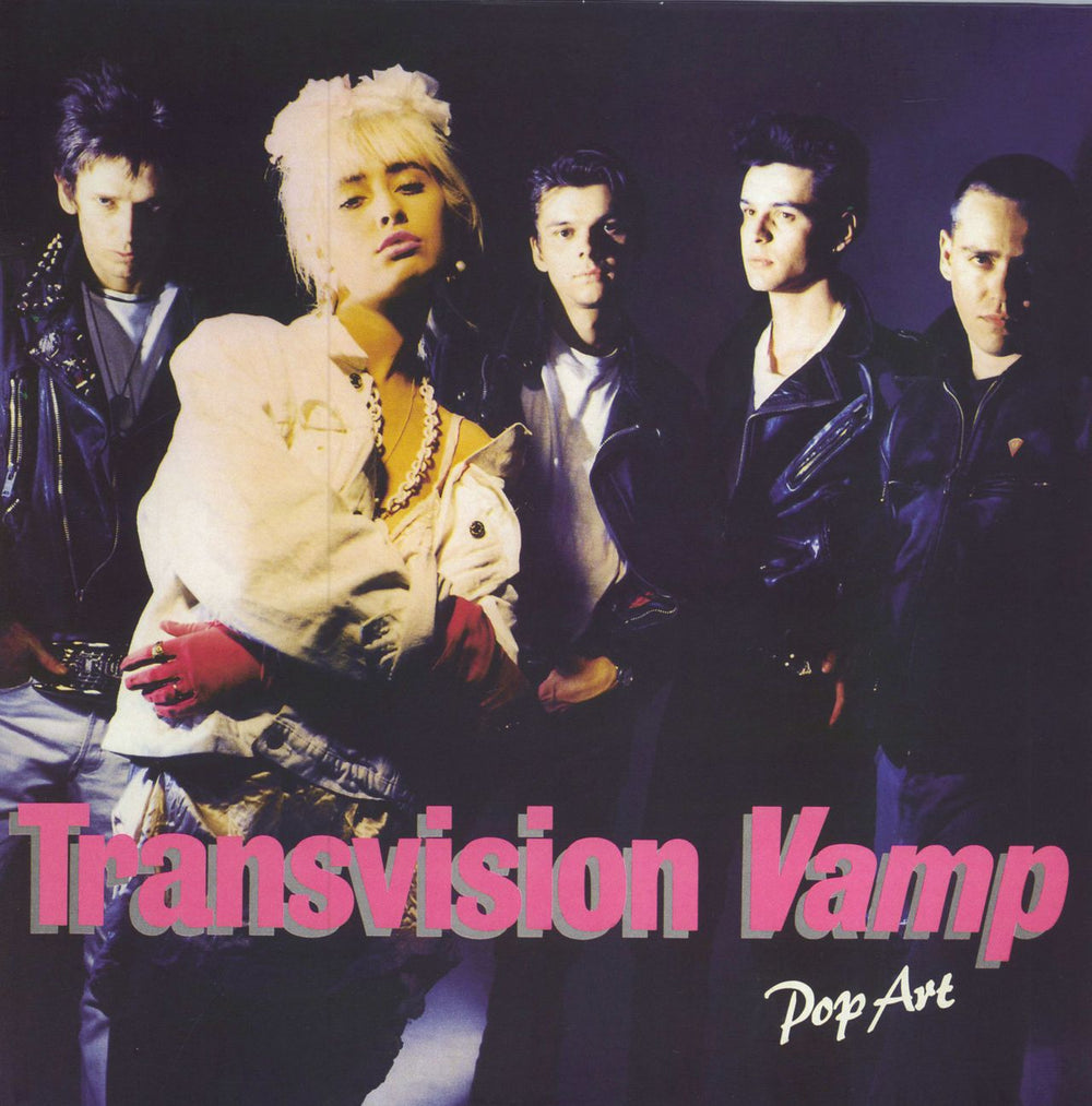 Transvision Vamp Pop Art - 180gram White Vinyl UK vinyl LP album (LP record) DEMREC324