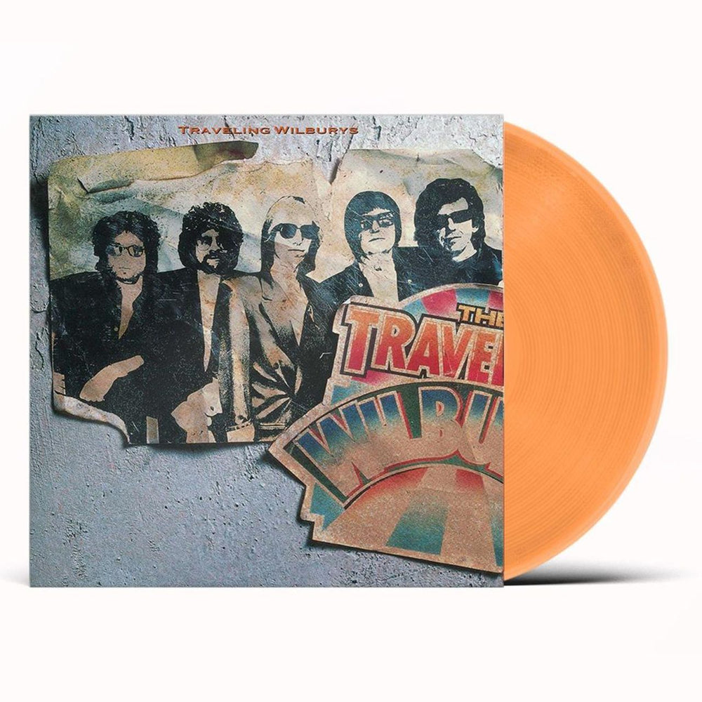 Traveling Wilburys Volume One - Orange Vinyl - Sealed UK vinyl LP album (LP record) 7219913