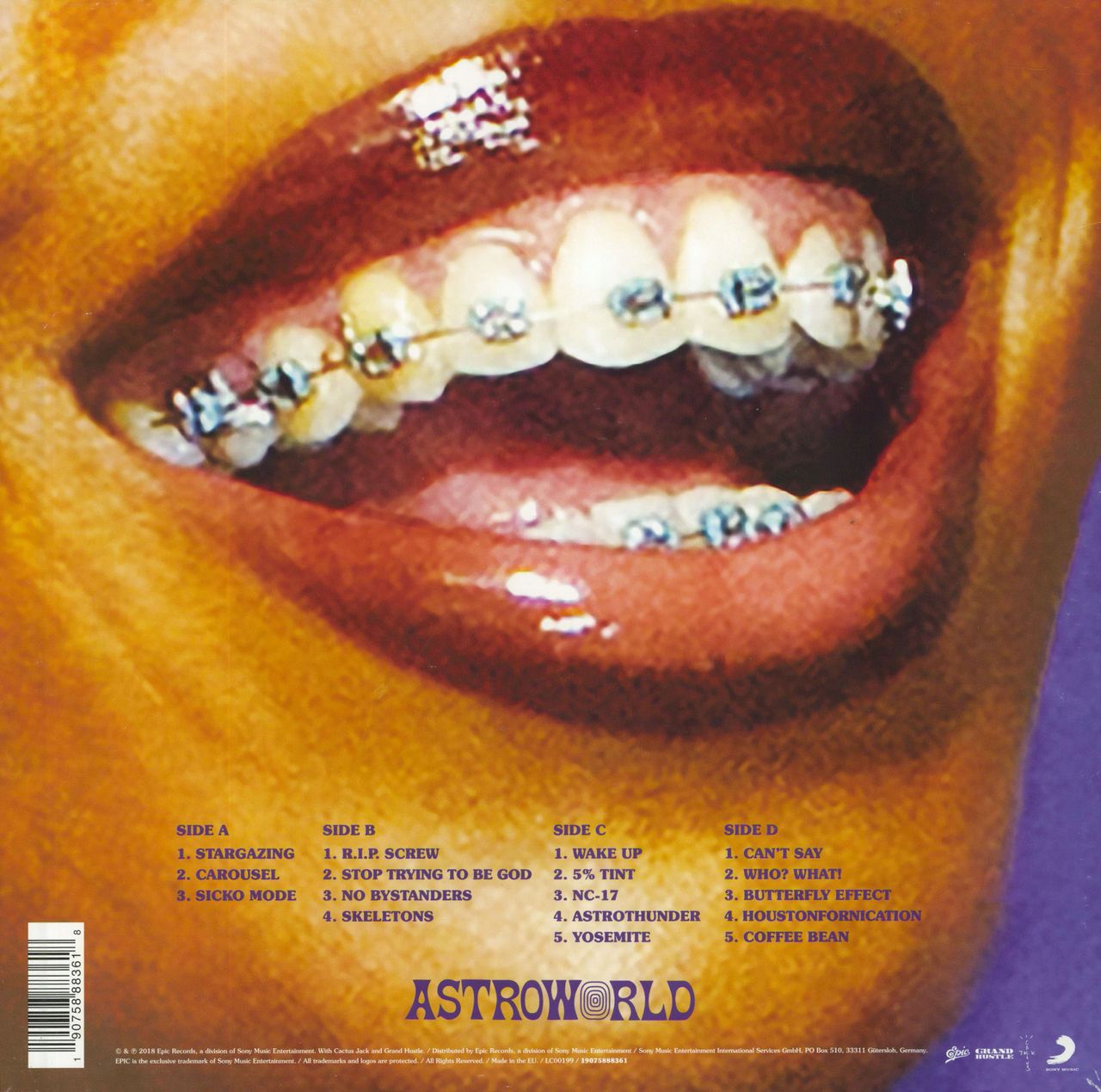 Souvenir Anbefalede pie Travis Scott Astroworld UK 2-LP vinyl set — RareVinyl.com