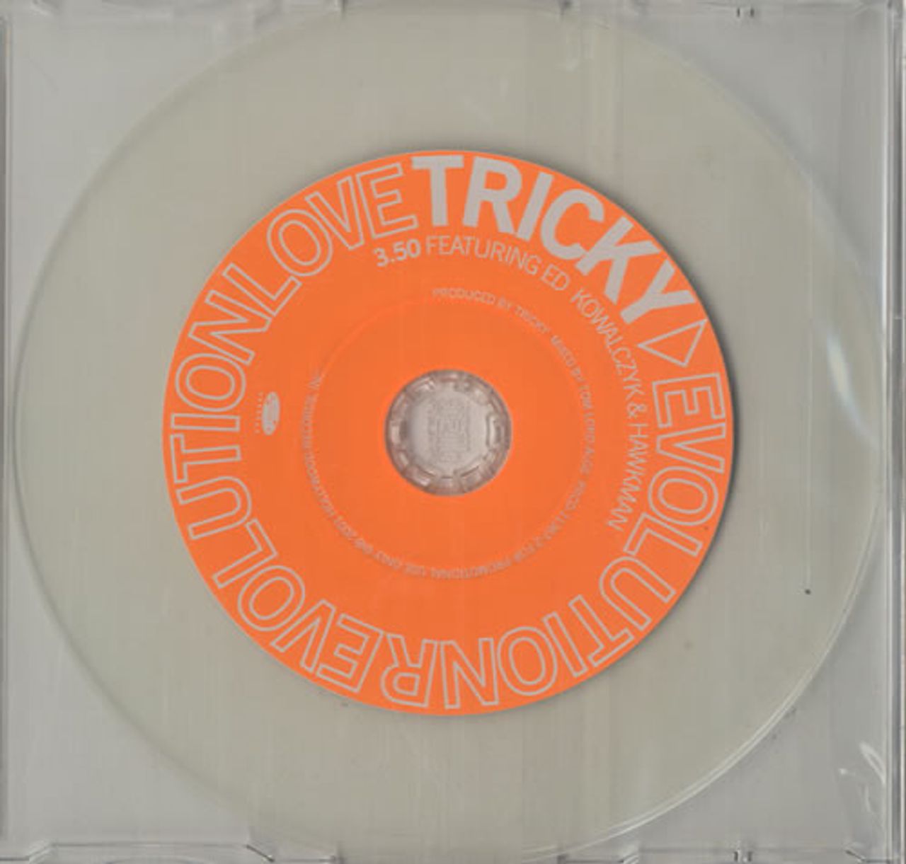 Tricky EvolutionRevolutionLove US Promo CD single (CD5 / 5") PRCD11367-2