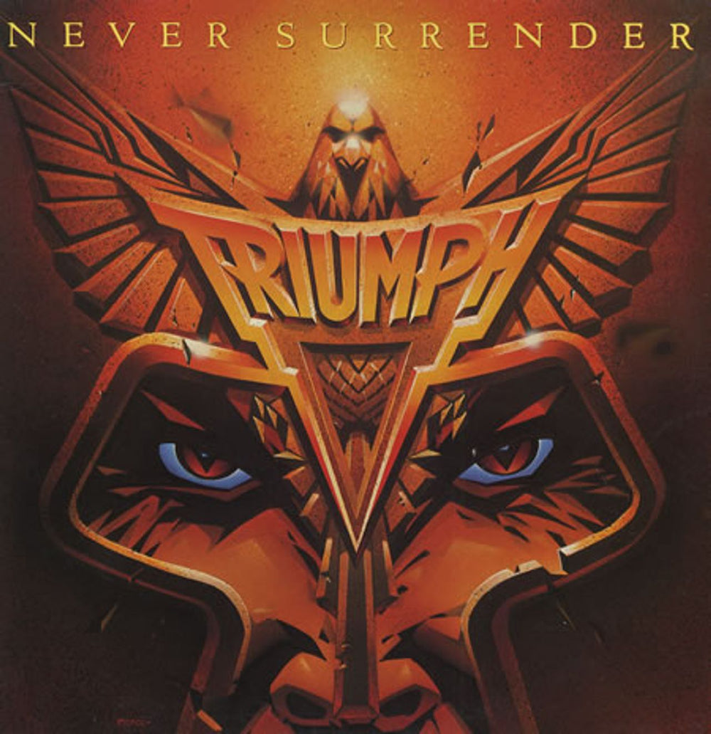 Triumph Never Surrender UK vinyl LP album (LP record) RCALP6067