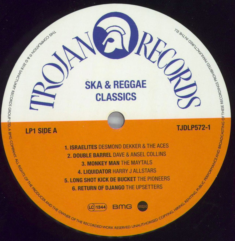 Trojan Records Ska & Reggae Classics UK 2-LP vinyl record set (Double LP Album) T062LSK816823
