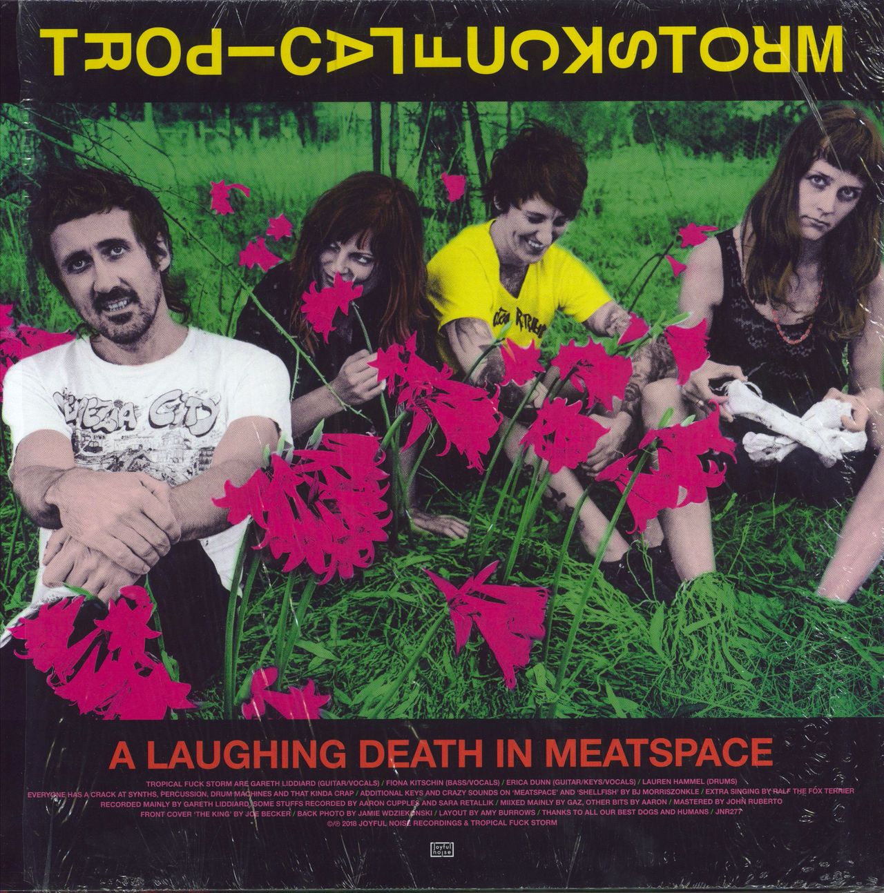 Tropical Fuck Storm A Laughing Death In Meatspace - Green Vinyl + Shrink US vinyl LP album (LP record) 714270693427
