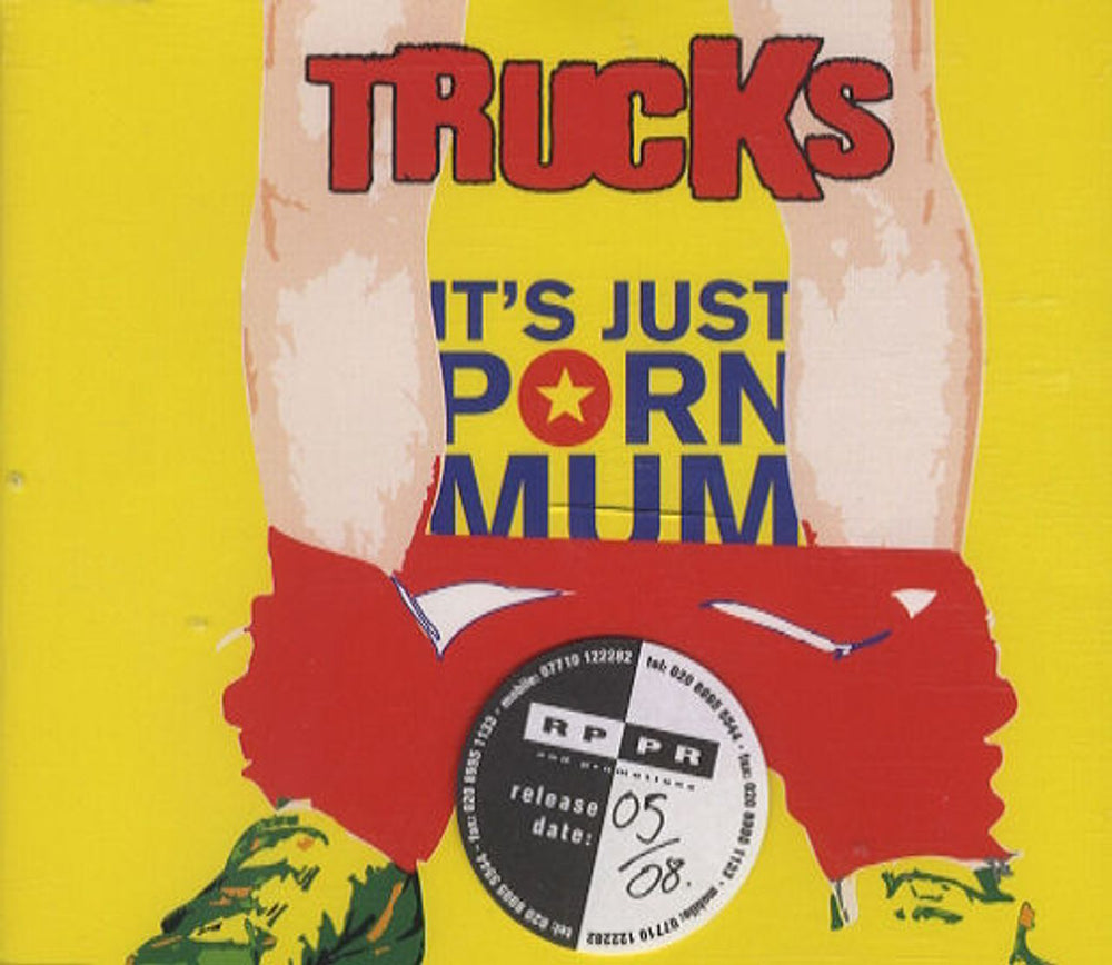 Trucks It's Just Porn Mum UK CD single (CD5 / 5") CDGUT43