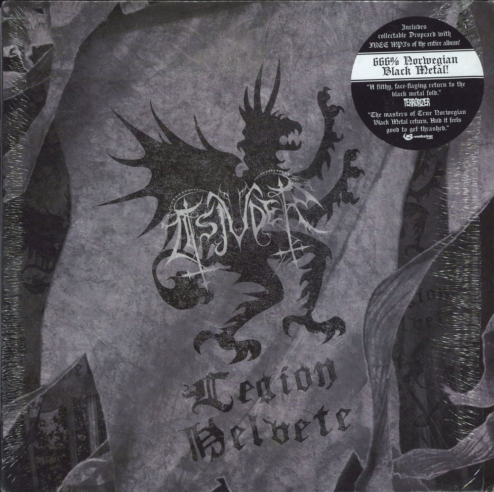 Tsjuder Legion Helvete French vinyl LP album (LP record) SOM244LP