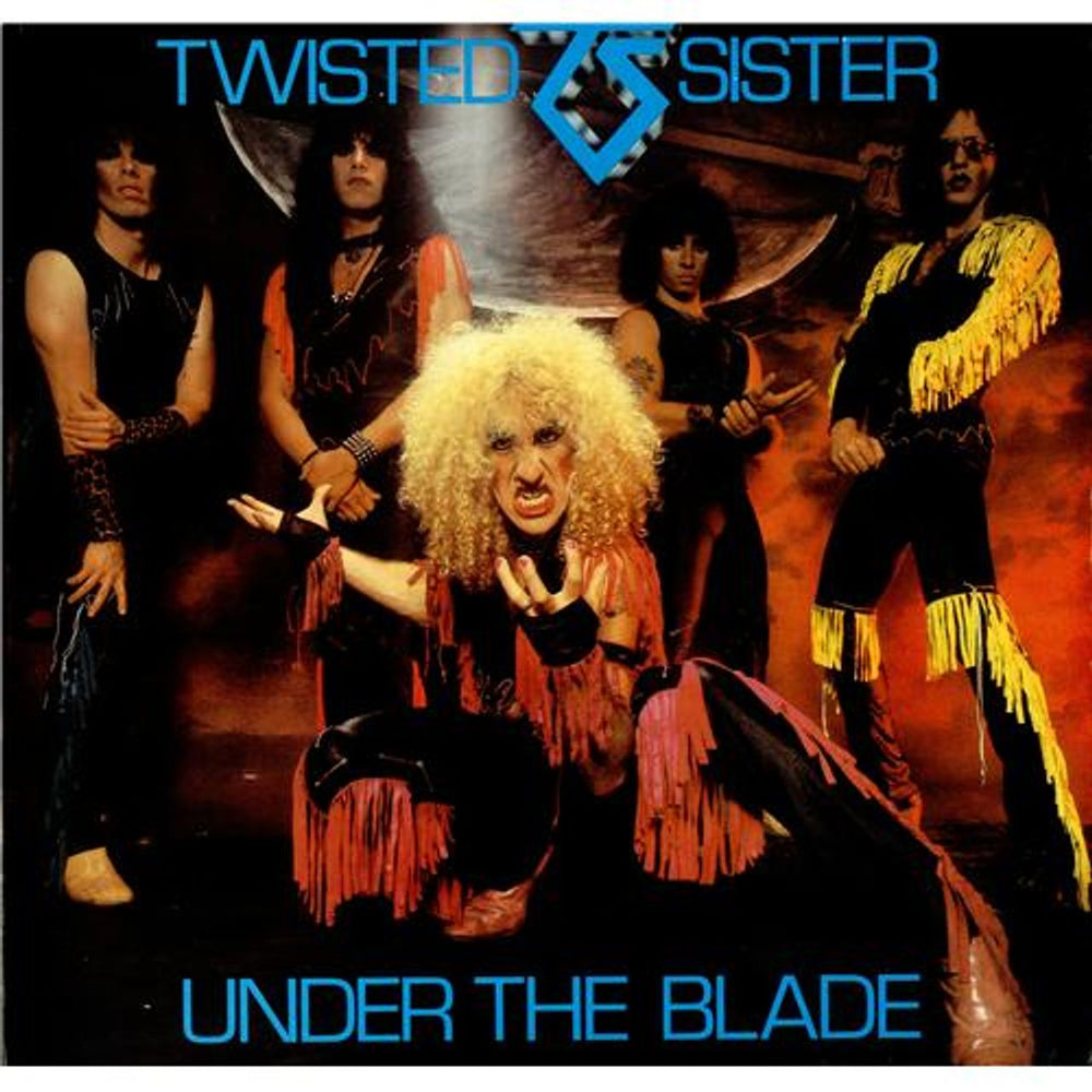 Twisted Sister Under The Blade UK vinyl LP album (LP record) SECX9