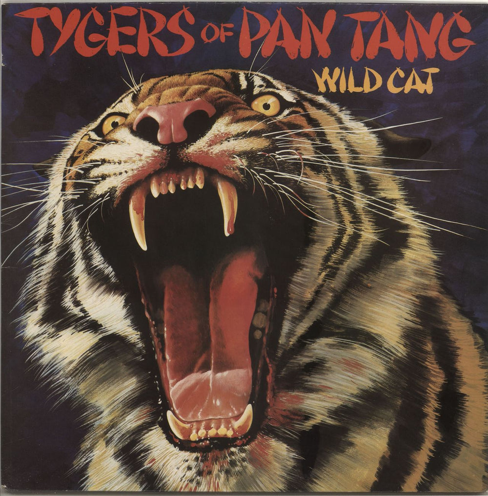 Tygers Of Pan Tang Wild Cat UK vinyl LP album (LP record) MCL1610