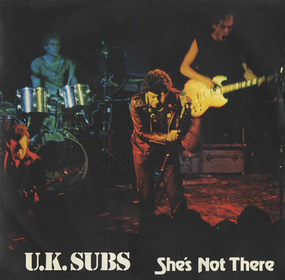 U.K. Subs She's Not There EP - Green Vinyl UK 7" vinyl single (7 inch record / 45) GEMS14