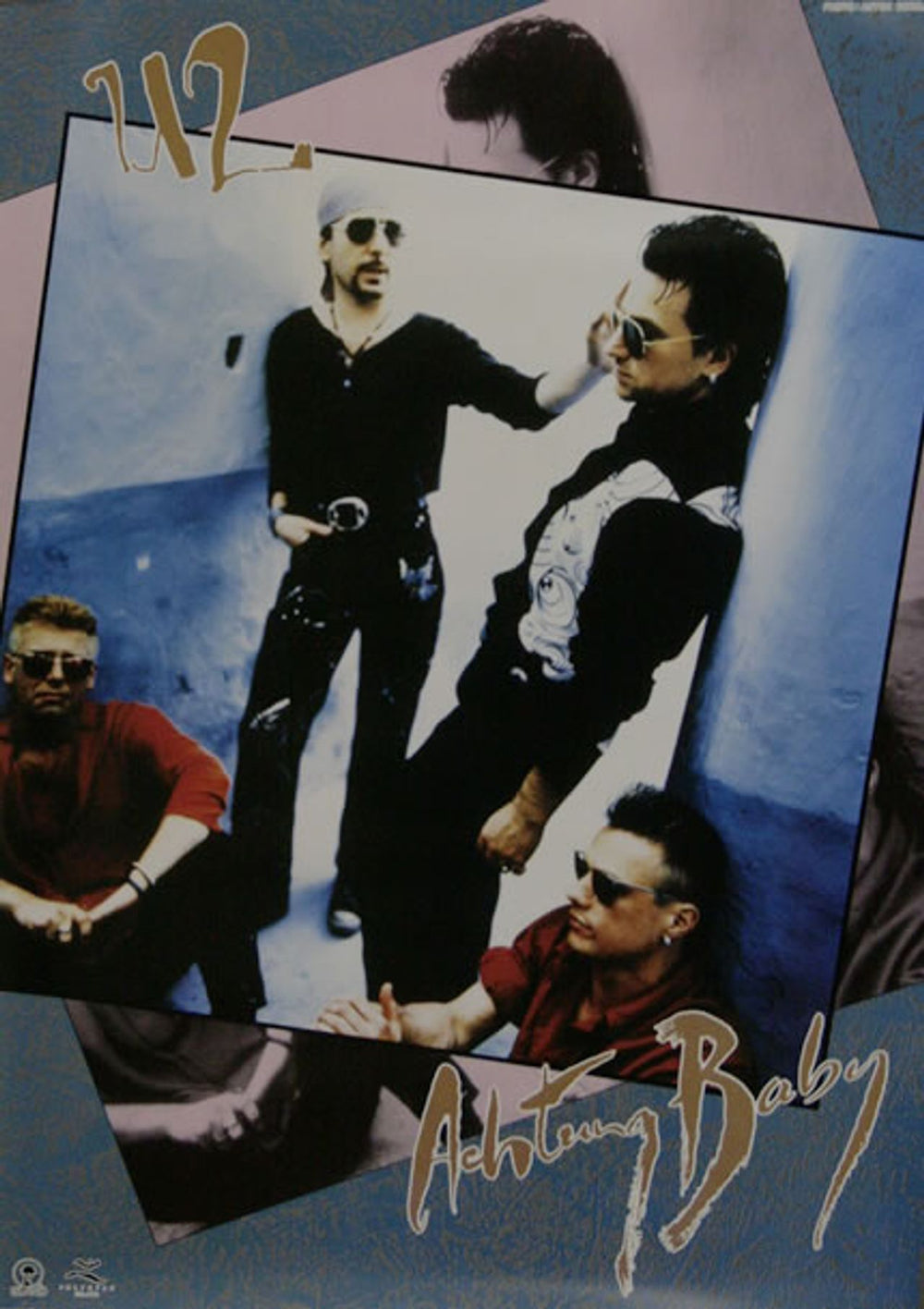 U2 Achtung Baby - Anton Corbijn Japanese Promo poster PROMO POSTER