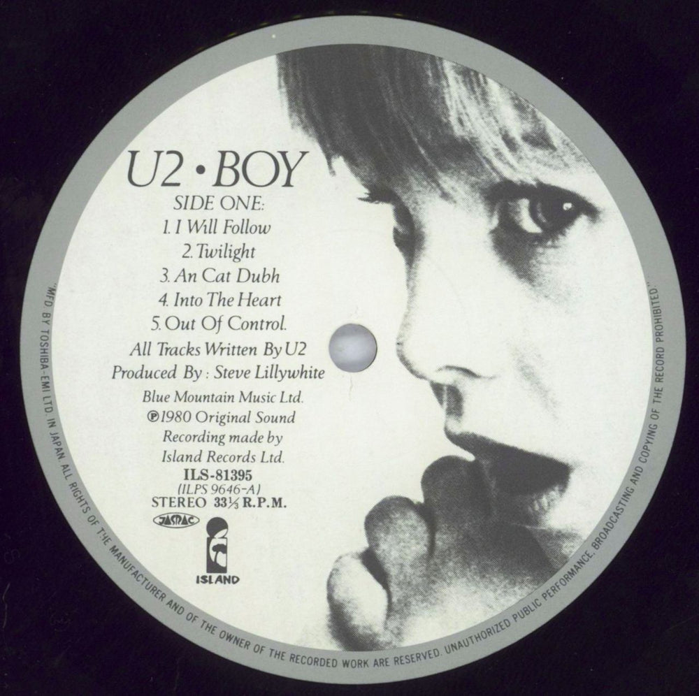 U2 Boy - Withdrawn Toshiba-EMI Japanese vinyl LP album (LP record) U-2LPBO325440