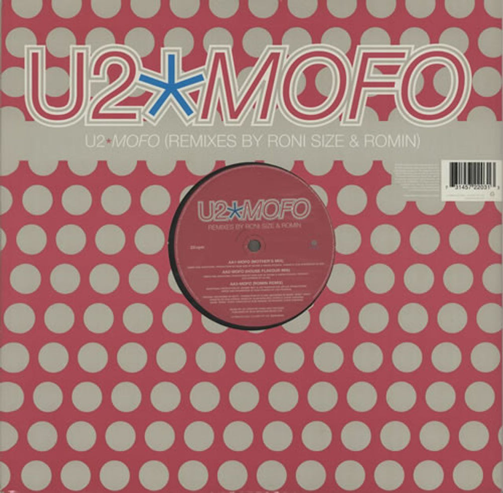 U2 Mofo UK 12" vinyl single (12 inch record / Maxi-single) U-212MO114472