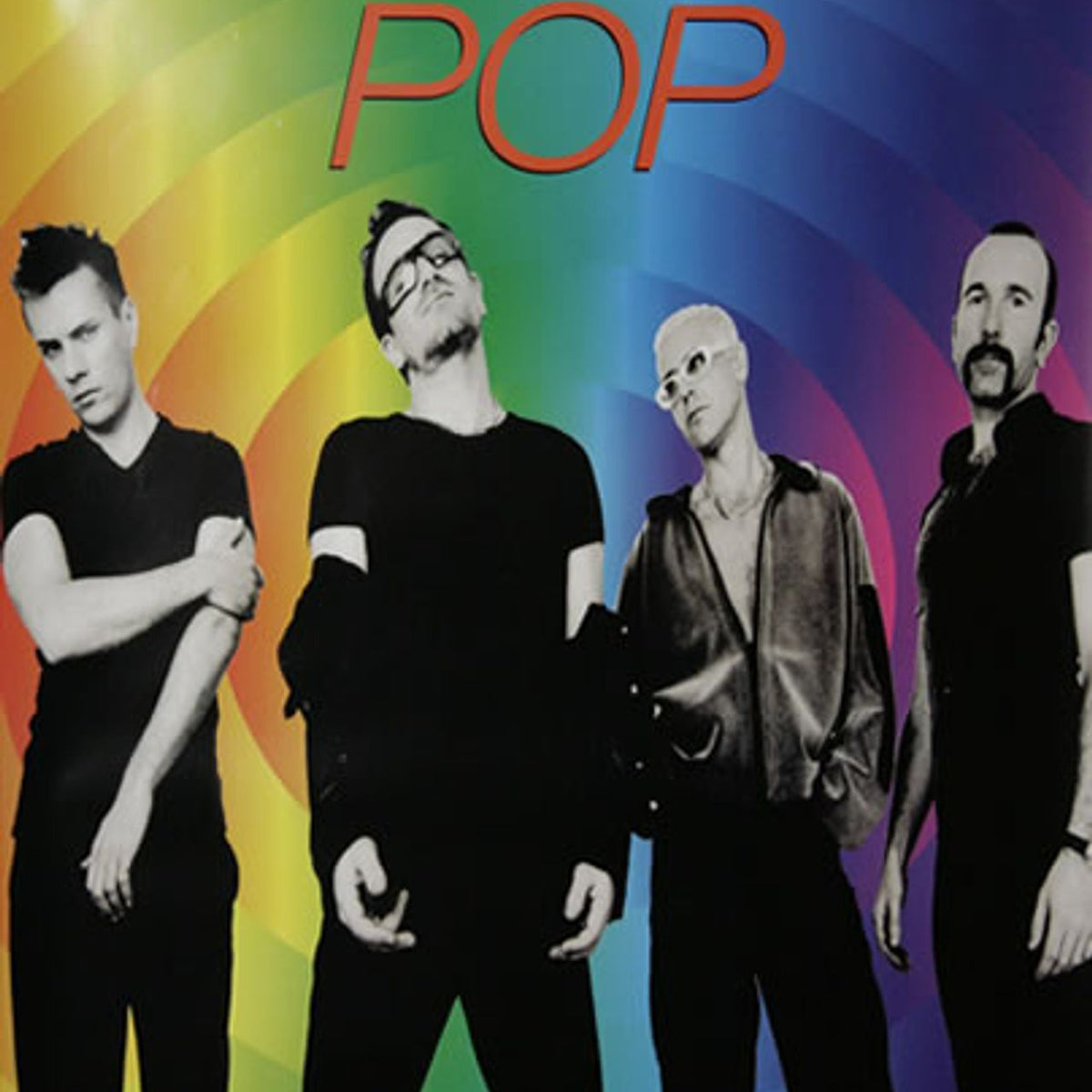U2 Pop - On Tour - Multi-Coloured Background US Promo Poster