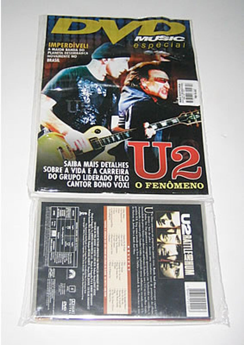 U2 Rattle And Hum + DVD Music Especial Magazine Brazilian DVD DVD + MAGAZINE