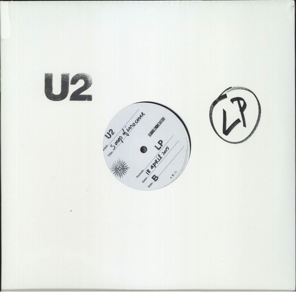 U2 Songs Of Innocence - RSD 15 - Sealed US 2-LP vinyl record set (Double LP Album) B0022855-01