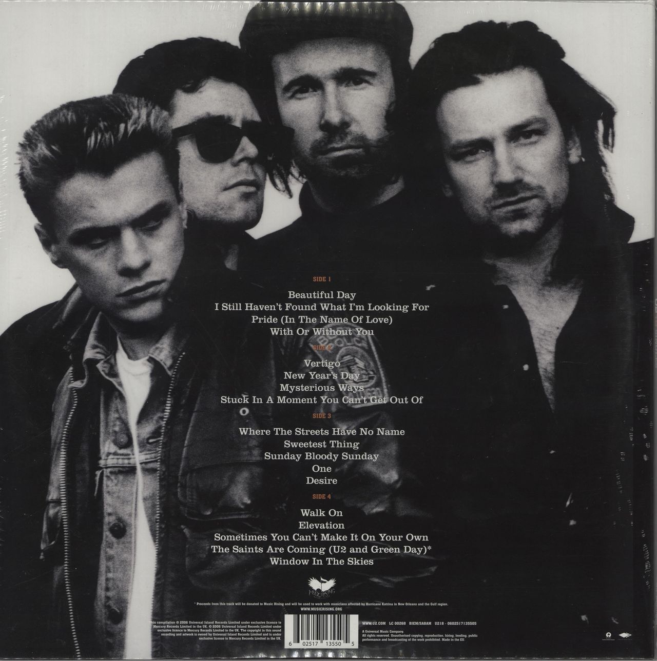 U2 U218 Singles - Sealed UK 2-LP vinyl record set (Double LP Album) 602517135505