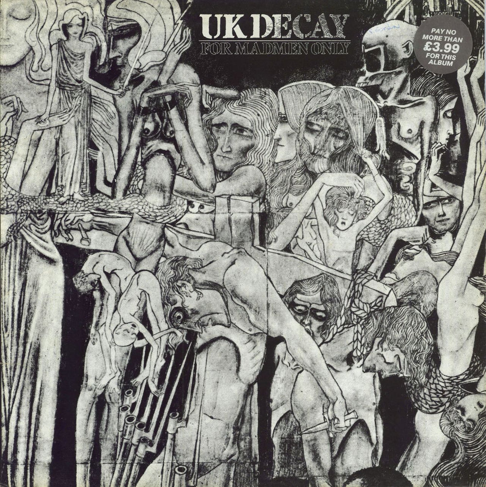 UK Decay For Madmen Only - WOL UK vinyl LP album (LP record) FRESHLP5