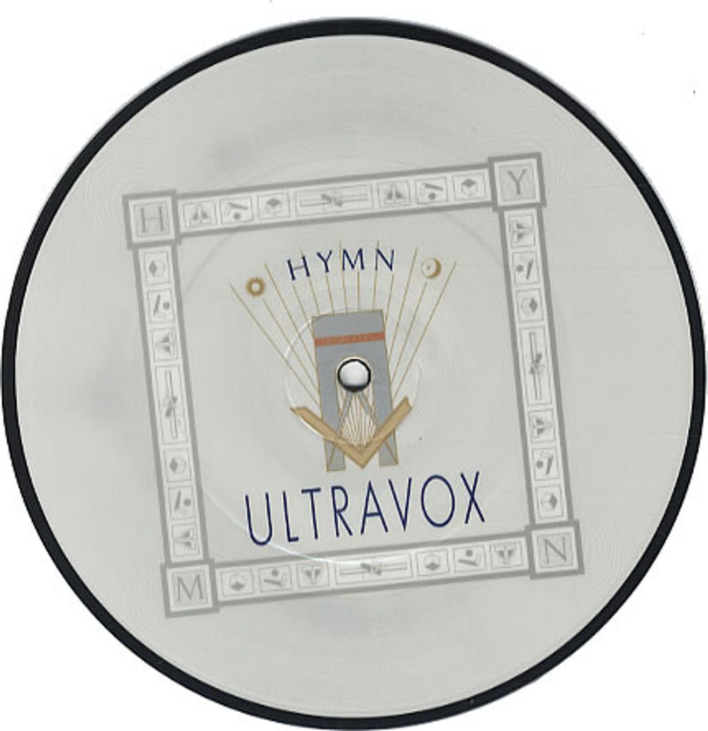 Ultravox Hymn UK 7" vinyl picture disc (7 inch picture disc single) CHSP2657