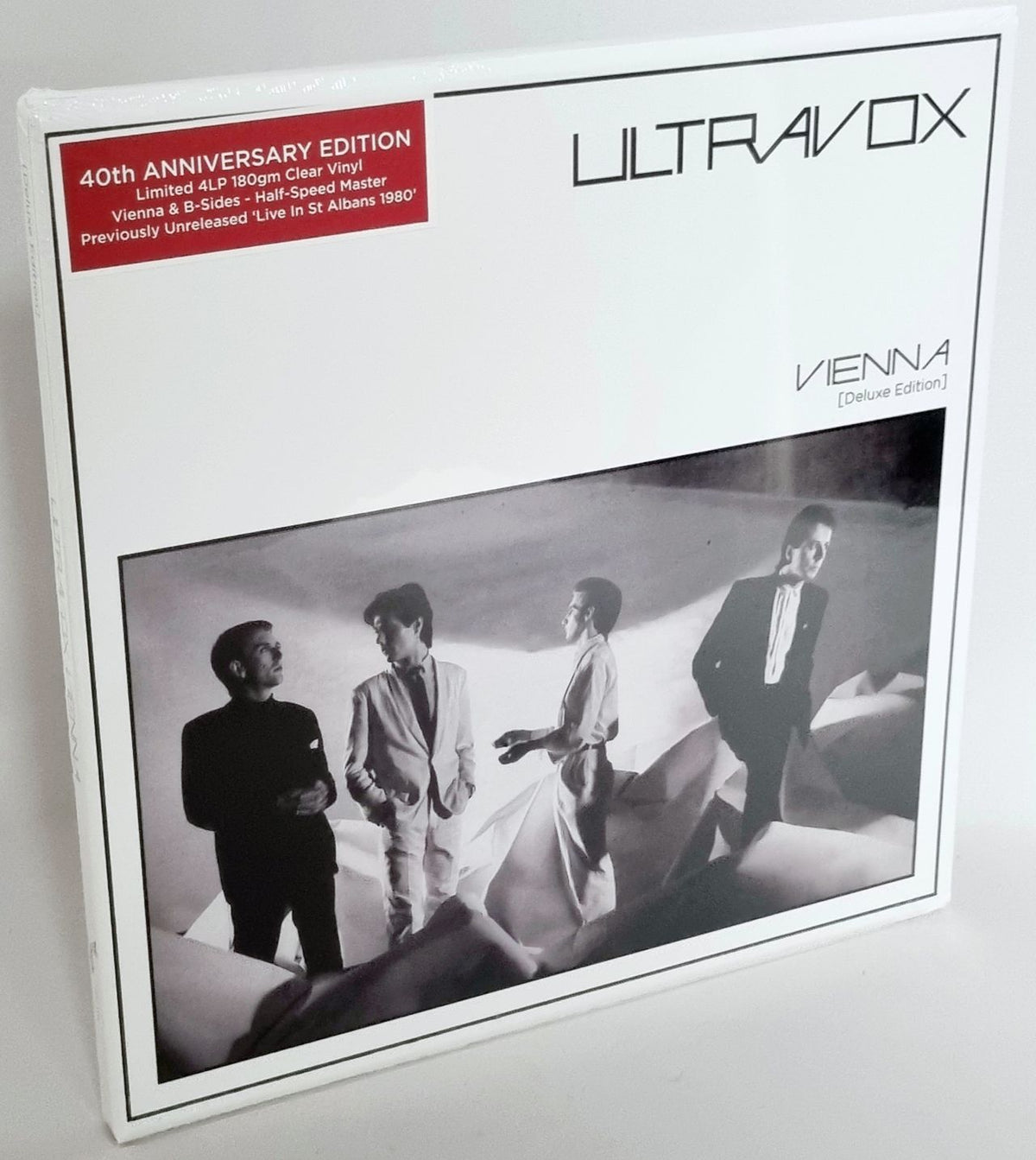 Ultravox Vienna - Deluxe Edition - 4 x 180gm Clear Vinyl + Art Print U ...