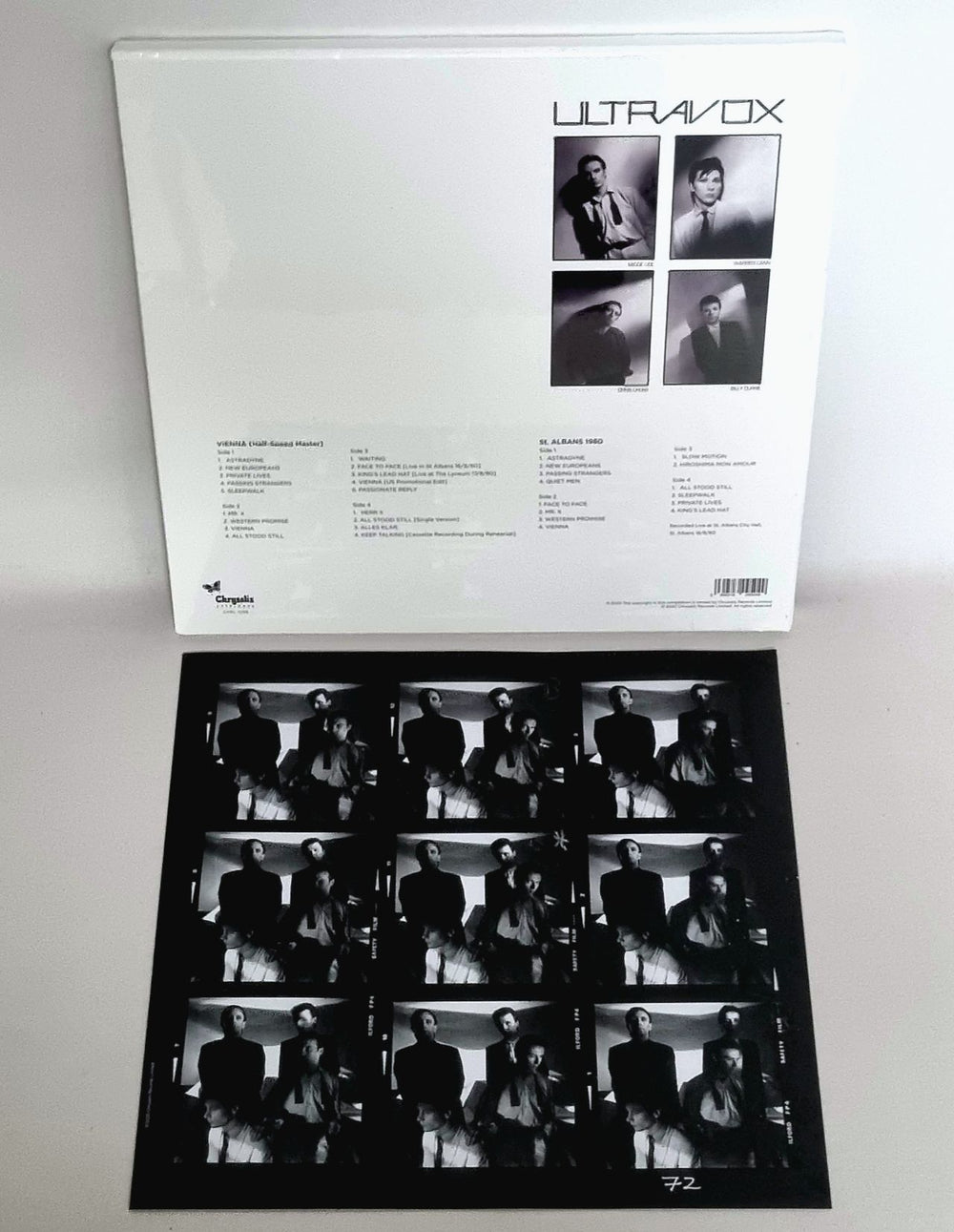 Ultravox Vienna - Deluxe Edition - 4 x 180gm Clear Vinyl + Art Print UK Vinyl Box Set VOXVXVI766137