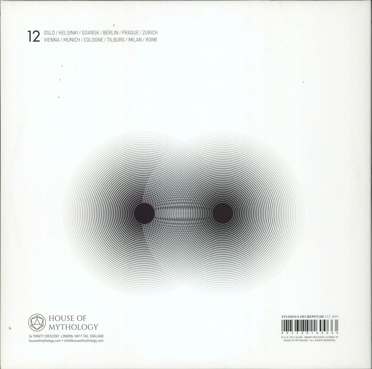 Ulver ATGCLVLSSCAP US 2LP vinyl set —