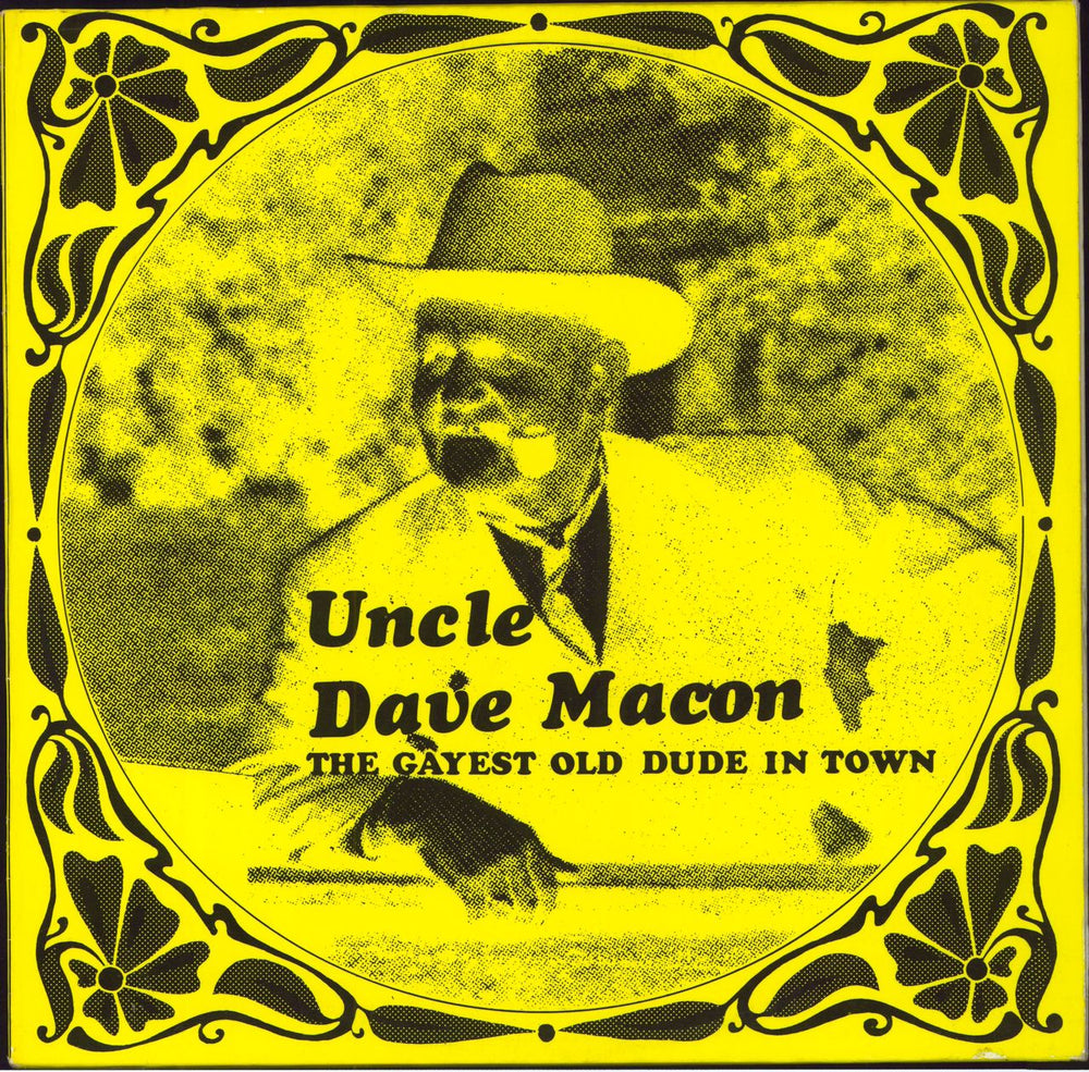 Uncle Dave Macon The Gayest Old Dude In Town German vinyl LP album (LP record) 15503