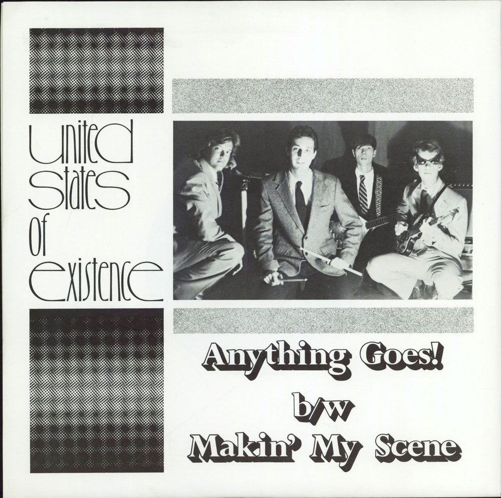 United States Of Existence Anything Goes! US 7" vinyl single (7 inch record / 45) USFS1003