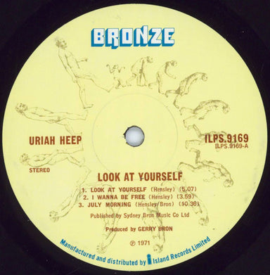 Uriah Heep Look At Yourself - 1st [b] - VG UK vinyl LP album (LP record) URILPLO813002