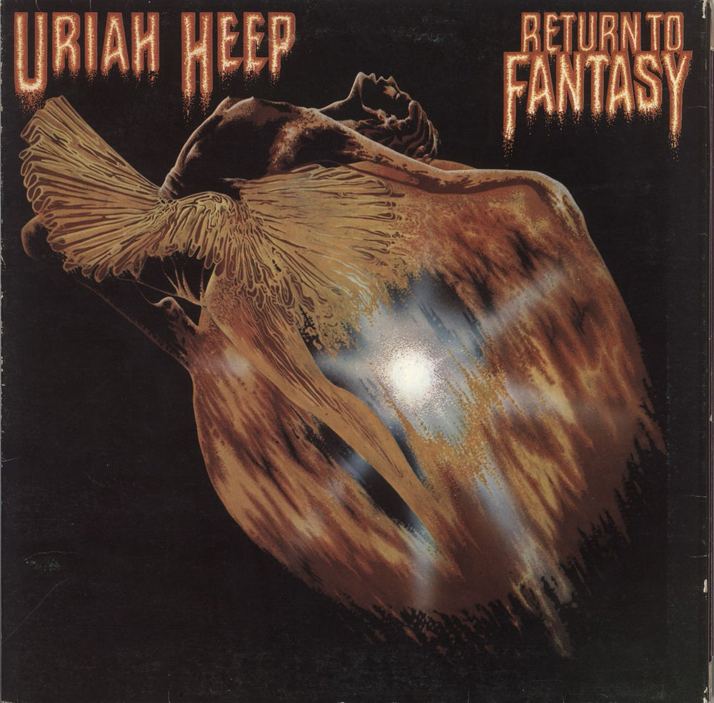 Uriah Heep Return To Fantasy - 1st - VG UK vinyl LP album (LP record) ILPS9335