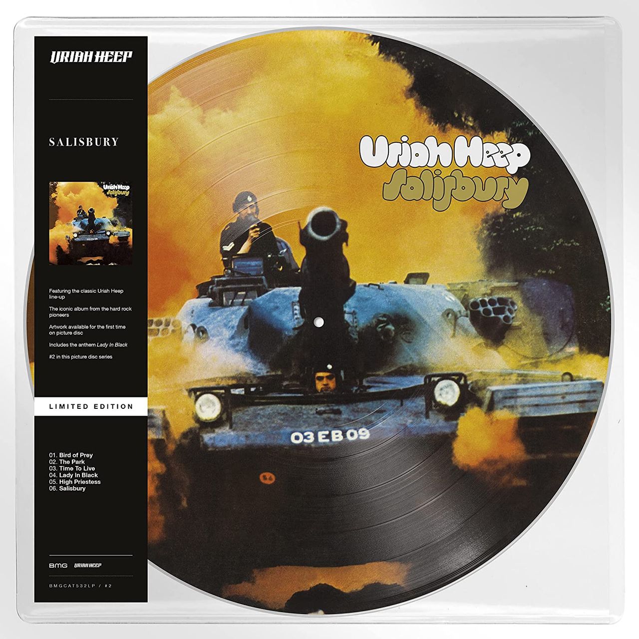 Uriah Heep Salisbury UK picture disc LP (vinyl picture disc album) BMGCAT532LP/#2