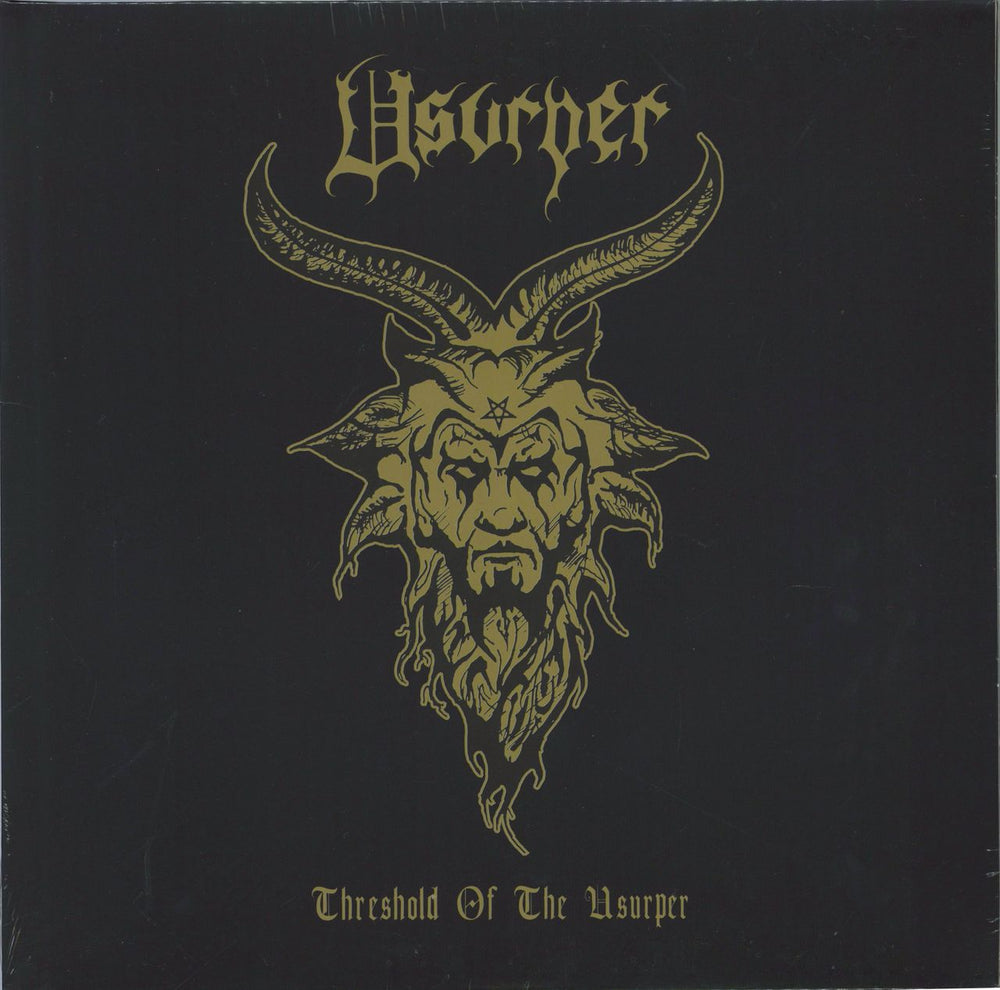 Usurper Threshold Of The Usurper - Red - Sealed UK 12" vinyl single (12 inch record / Maxi-single) BOBV543LP